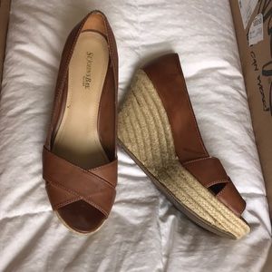 🚨3/15 St John’s Bay Brown Wedges Size 9.5